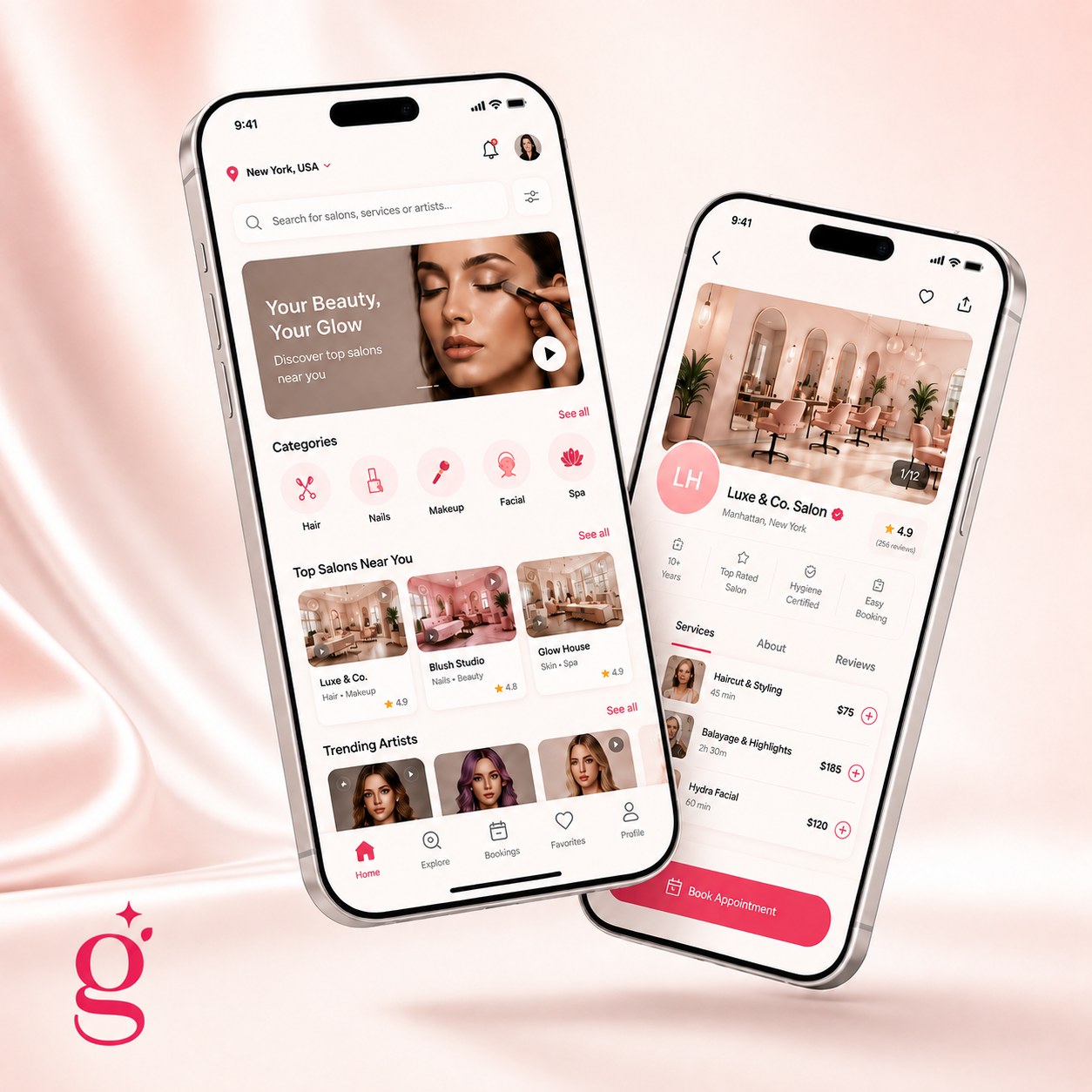 Glaura , Booking Platform for Beauty & Wellness